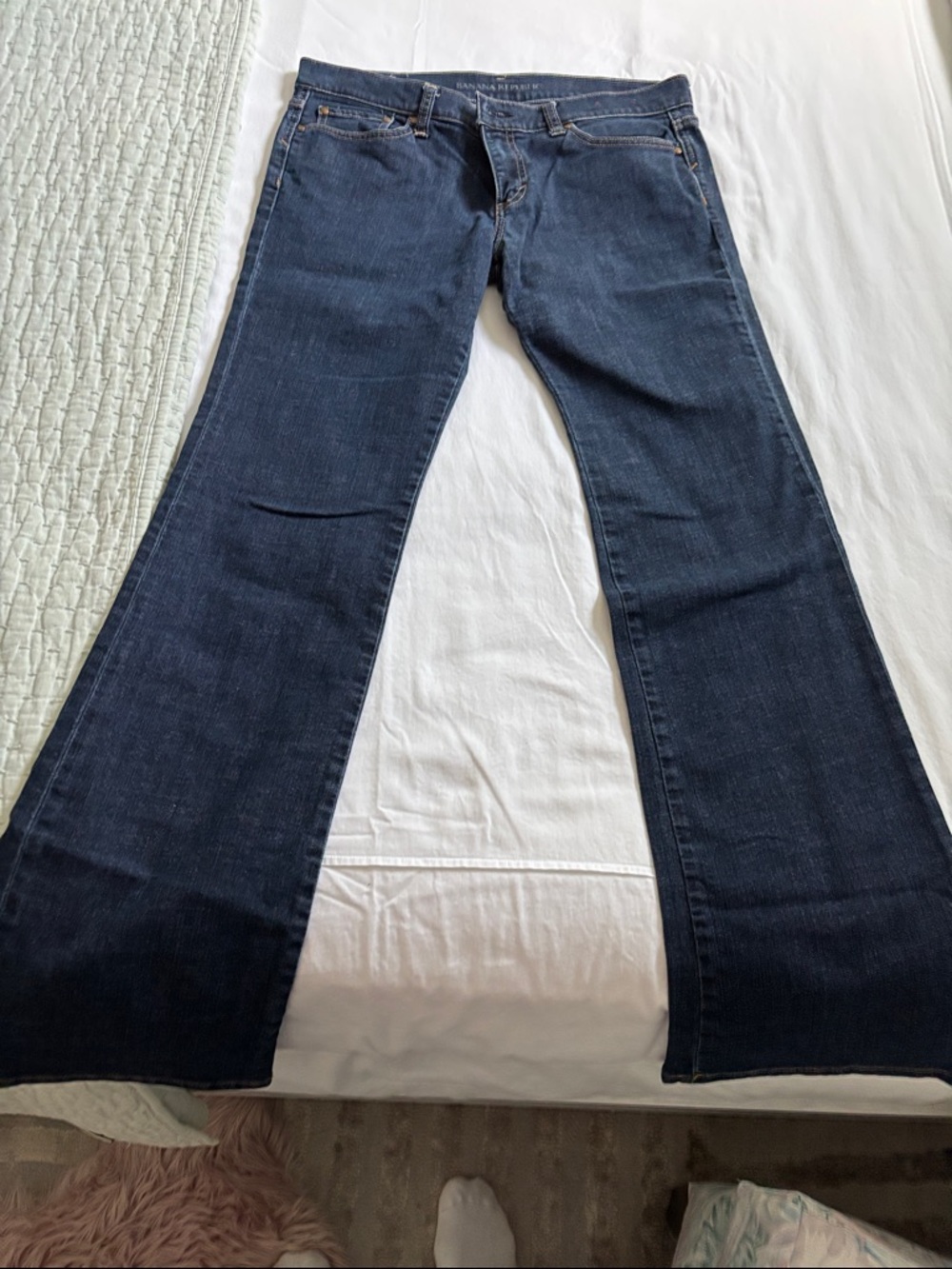 Banana Republic Dark Blue Flare Jeans